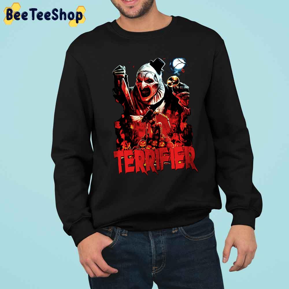 Scary Clown Terrifer Halloween Trending Unisex Sweatshirt