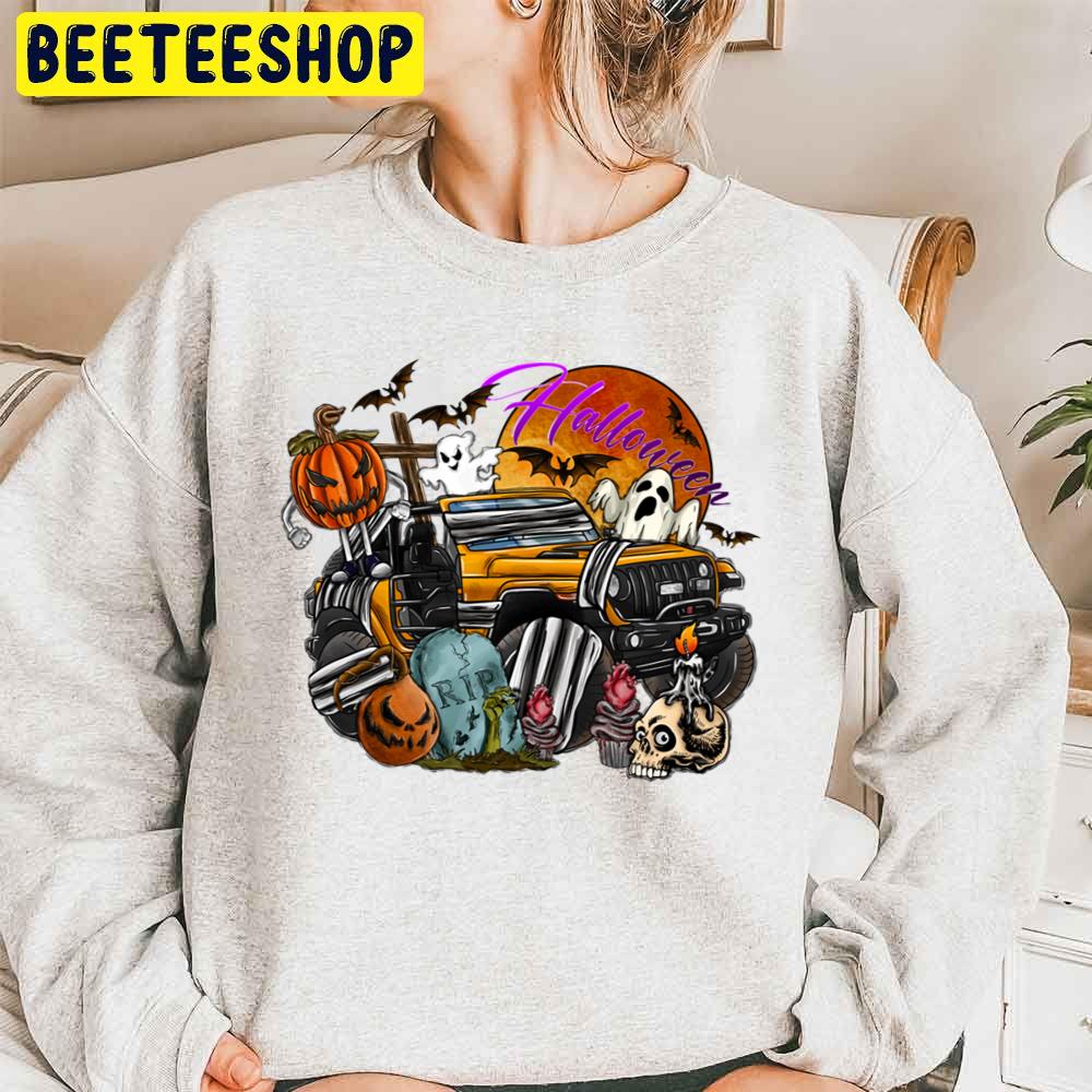 Scary Jeep Halloween Trending Unisex Sweatshirt