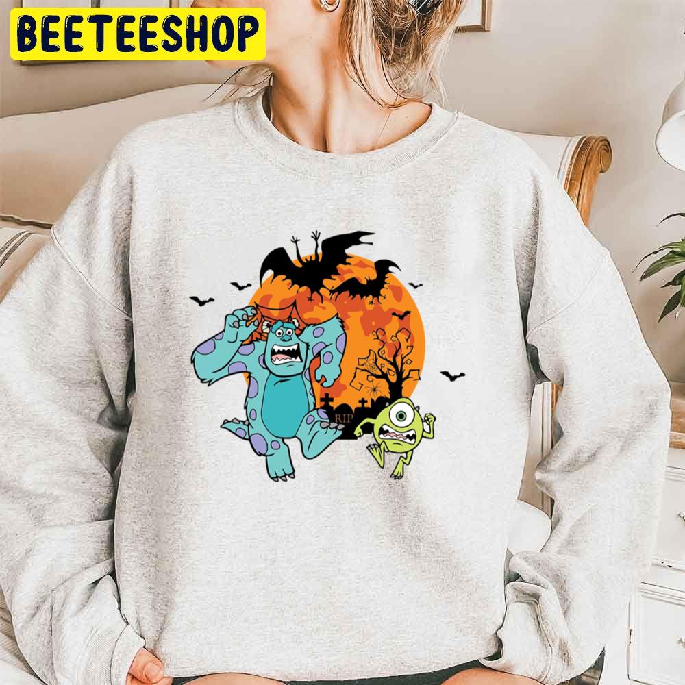 Scary Night Mike And Jame Monters Inc Halloween Trending Unisex Sweatshirt