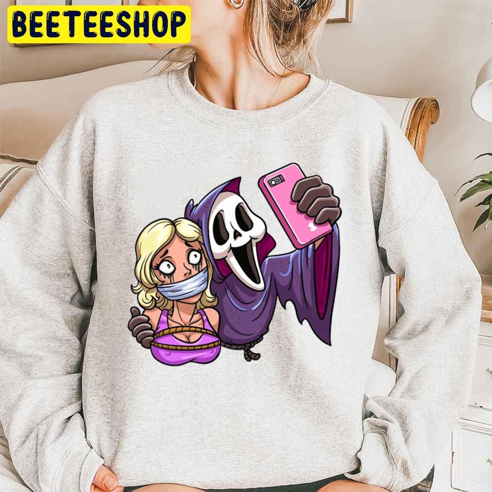 Scream Ghostface Selfie Halloween Unisex Sweatshirt