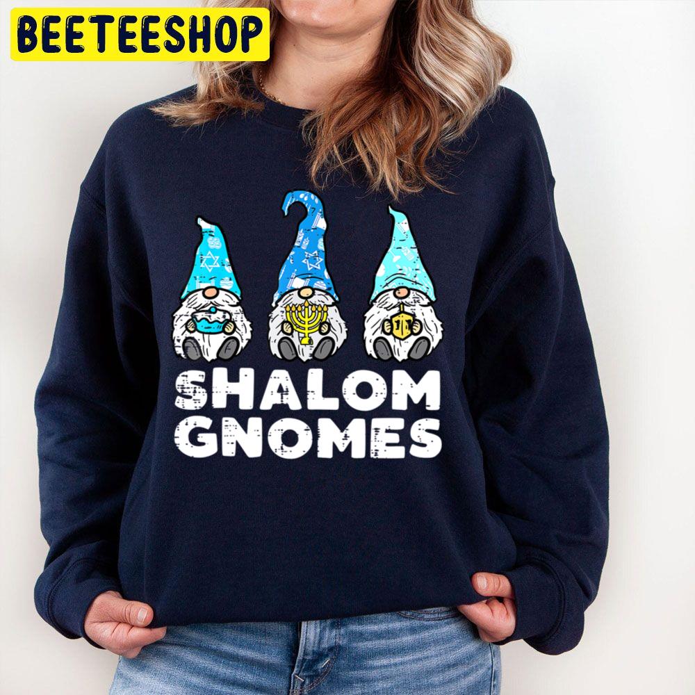 Shalom Christmas Funny Gnomes Hydro Trending Unisex Sweatshirt