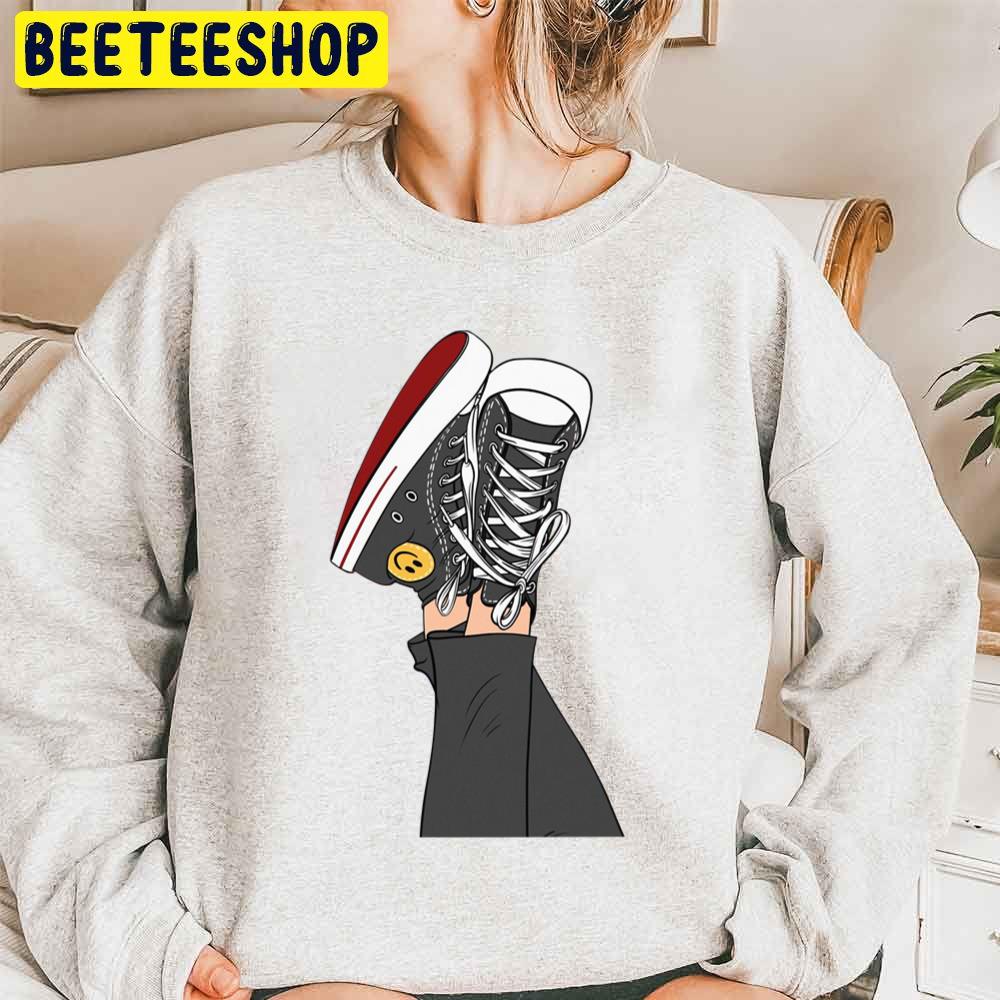 Shoes Art Converse Trending Unisex Sweatshirt