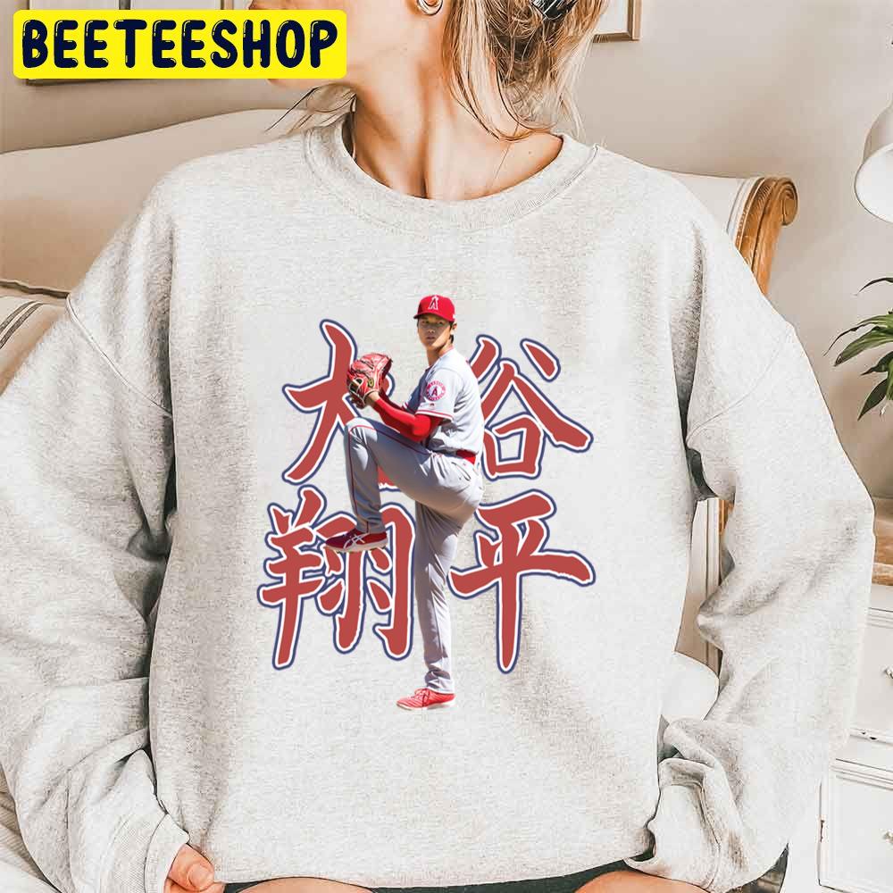 Shohei Oi Ohtani Pitcher Style Los Angeles Angels Baseball Trending Unisex Sweatshirt