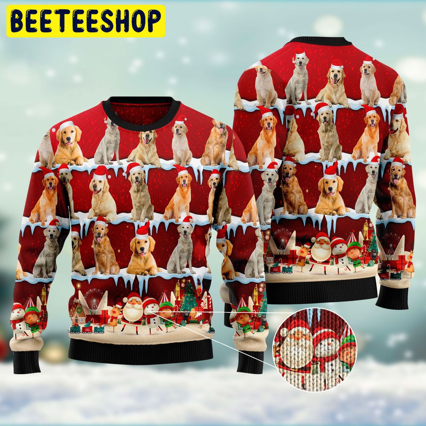 Siberian Husky Trending Ugly Christmas Sweatshirt