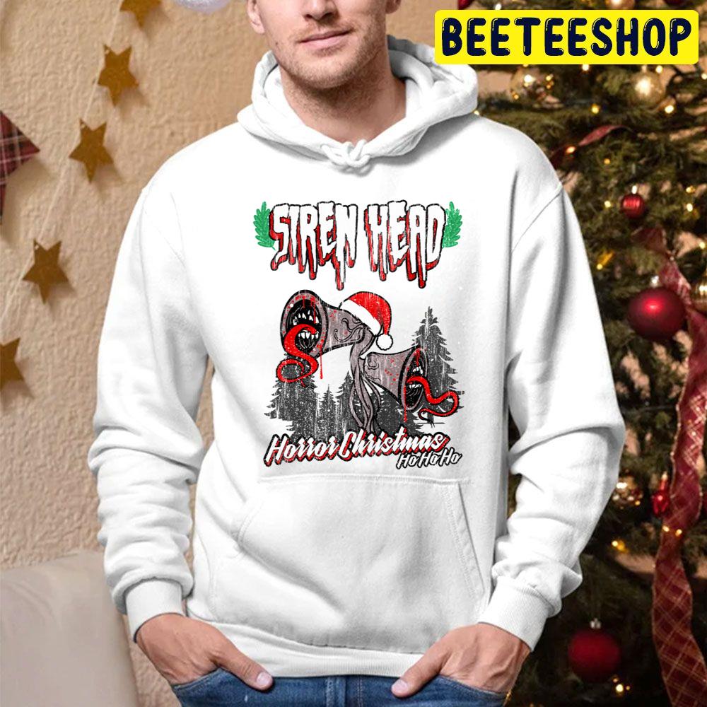 Siren Head Horror Christmas Ho Ho Ho Trending Unisex Hoodie