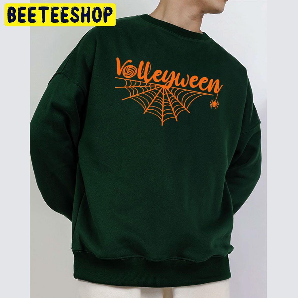 Skeleton Volleyball Halloween Unisex Sweatshirt