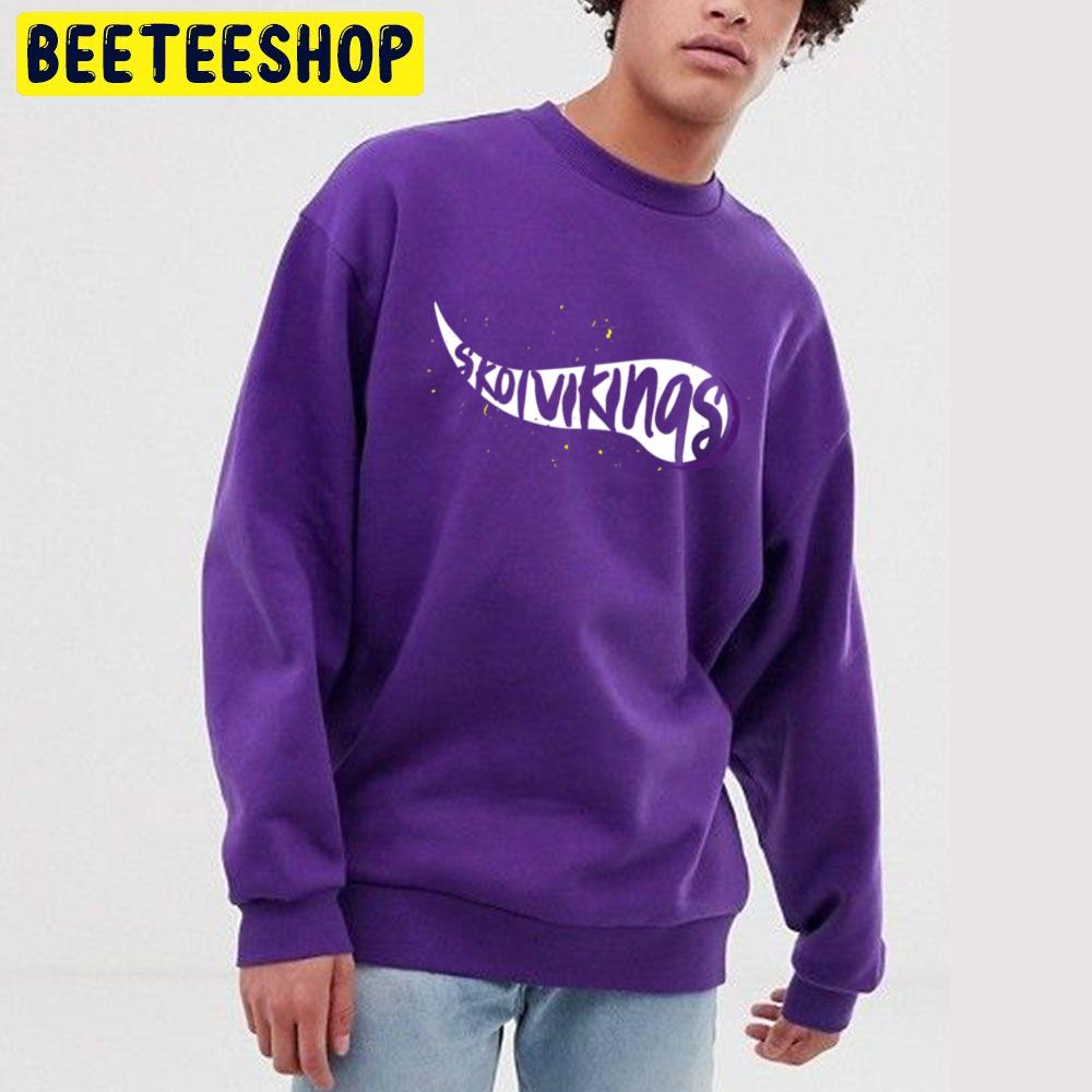 Men's Minnesota Vikings Purple Slogan Pullover Sweatshirt