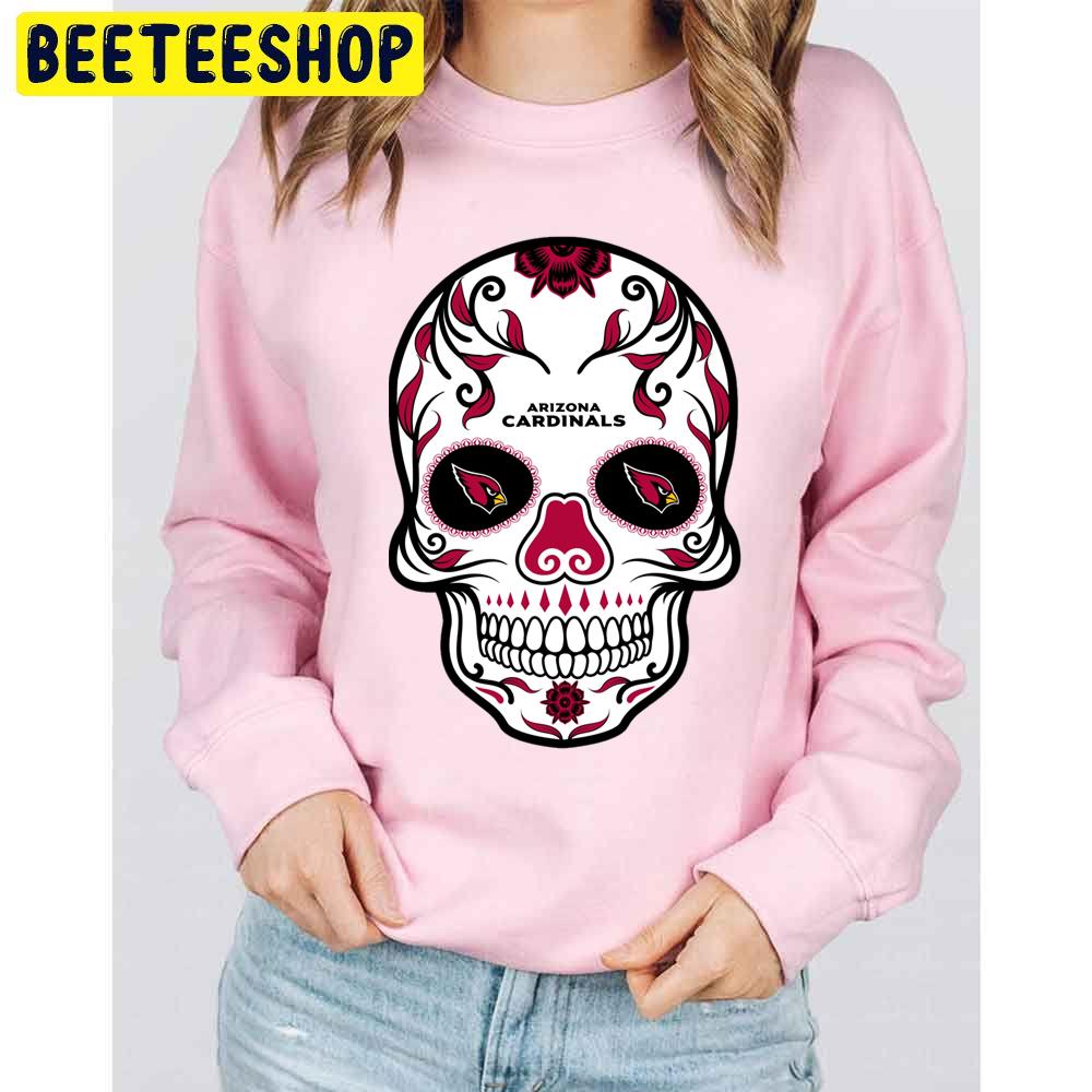 Skull Art Arizona Cardinals Football Trending Unisex Sweatshirt