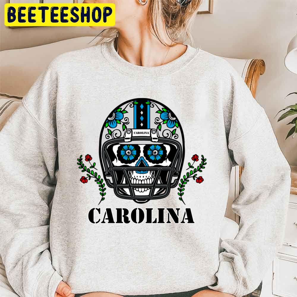 Skull Art Carolina Panthers Football Trending Unisex Sweatshirt