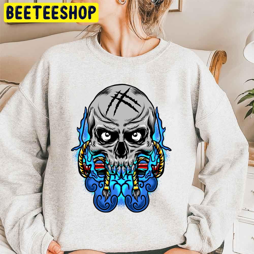 Skull Art Halloween Unisex Sweatshirt