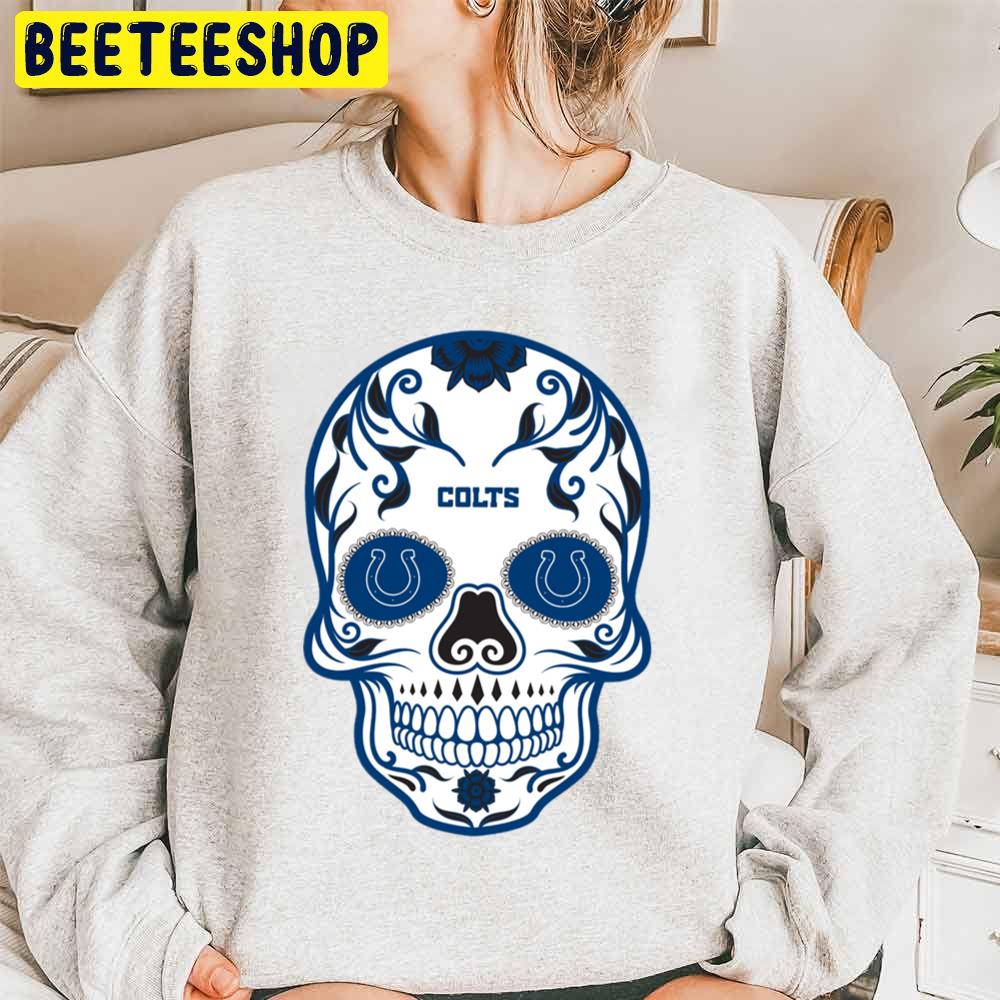 Skull Art Indianapolis Colts Football Trending Unisex Sweatshirt