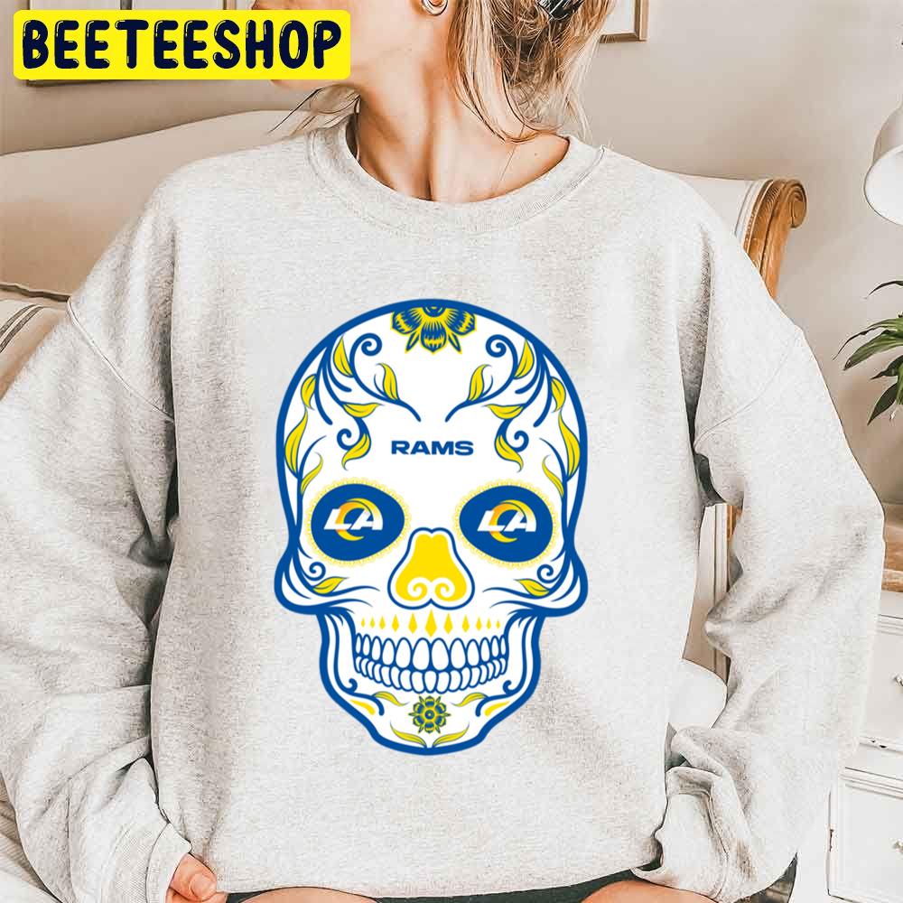 Skull Art Los Angeles Rams Football Trending Unisex Sweatshirt