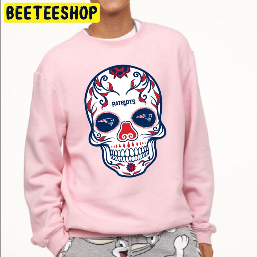 Skull Art New England Patriots Football Trending Unisex Sweatshirt