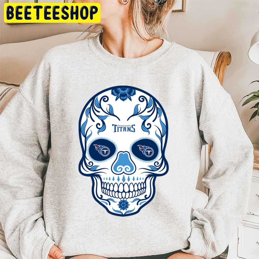 Skull Art Tennessee Titans Football Trending Unisex Sweatshirt