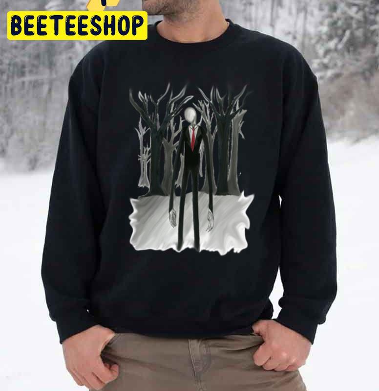 Slenderman Horror Halloween Trending Unisex Sweatshirt