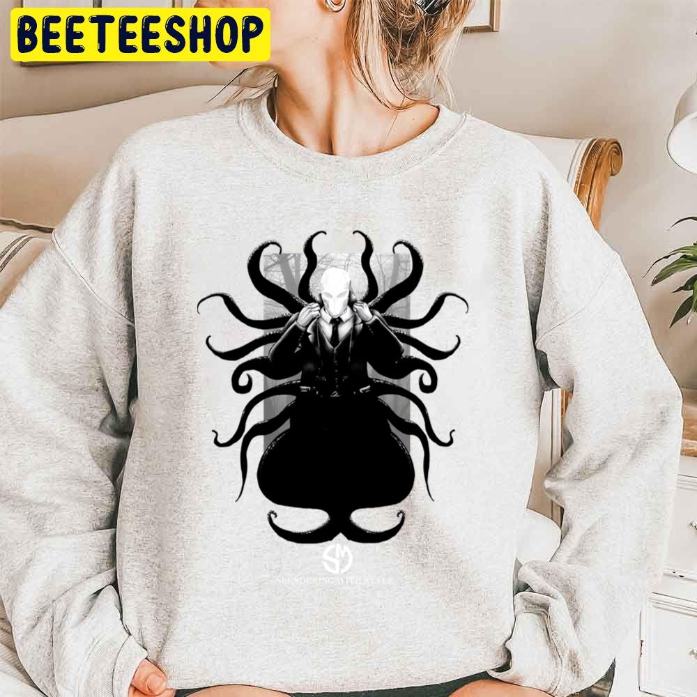 Slenedring With Style Halloween Trending Unisex Sweatshirt