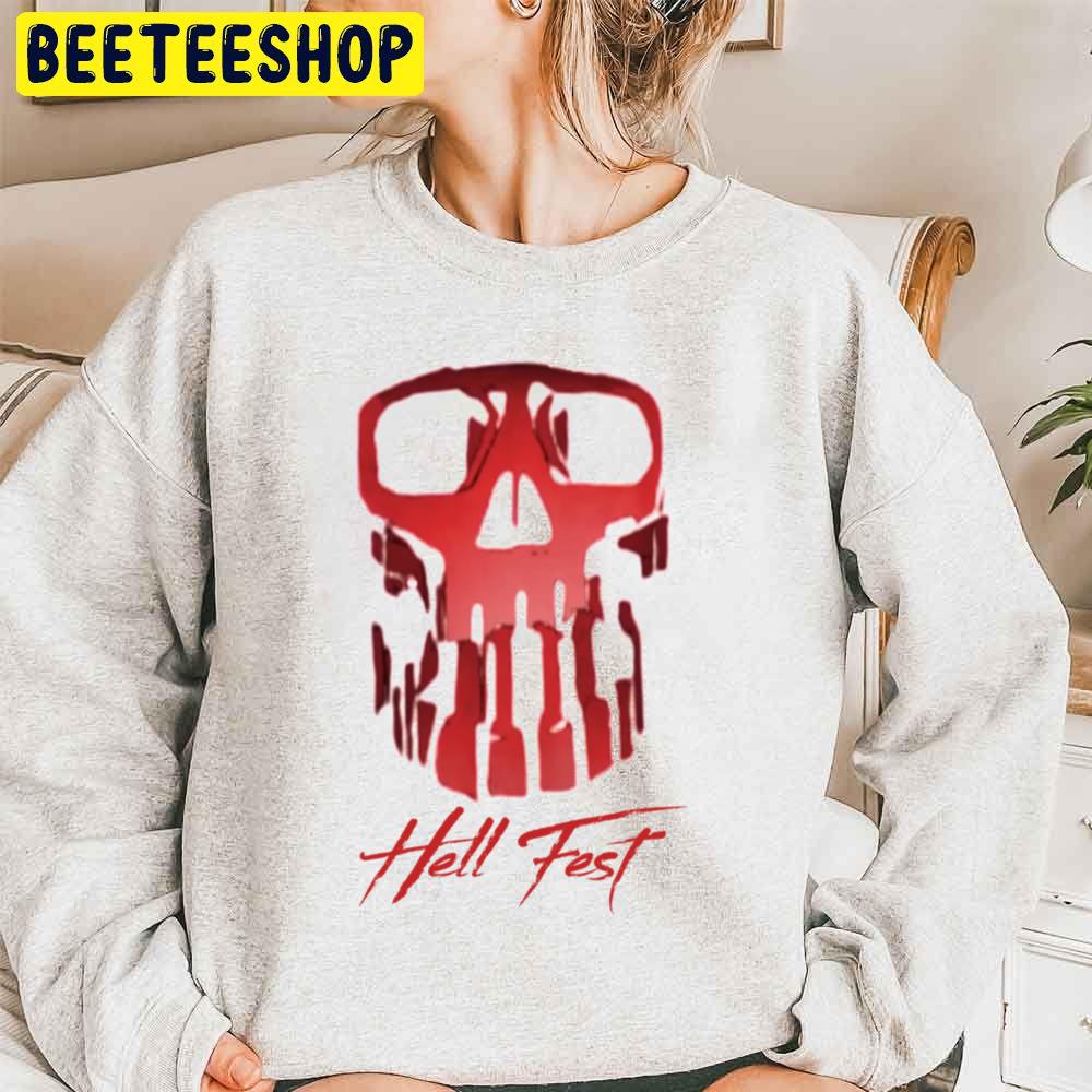 Slim Fit Hell Fest Halloween Unisex Sweatshirt