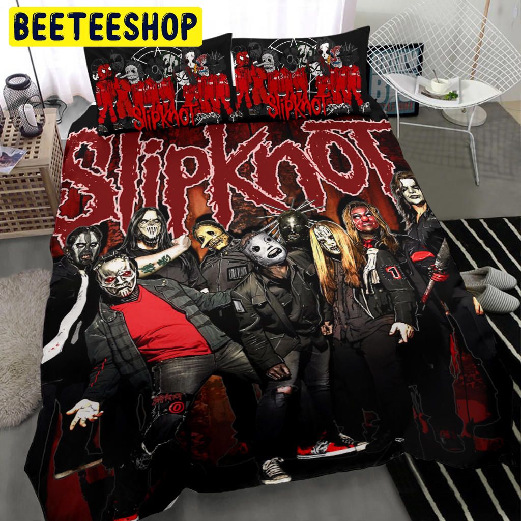 Slipknot Rock Band Members Bedding Set