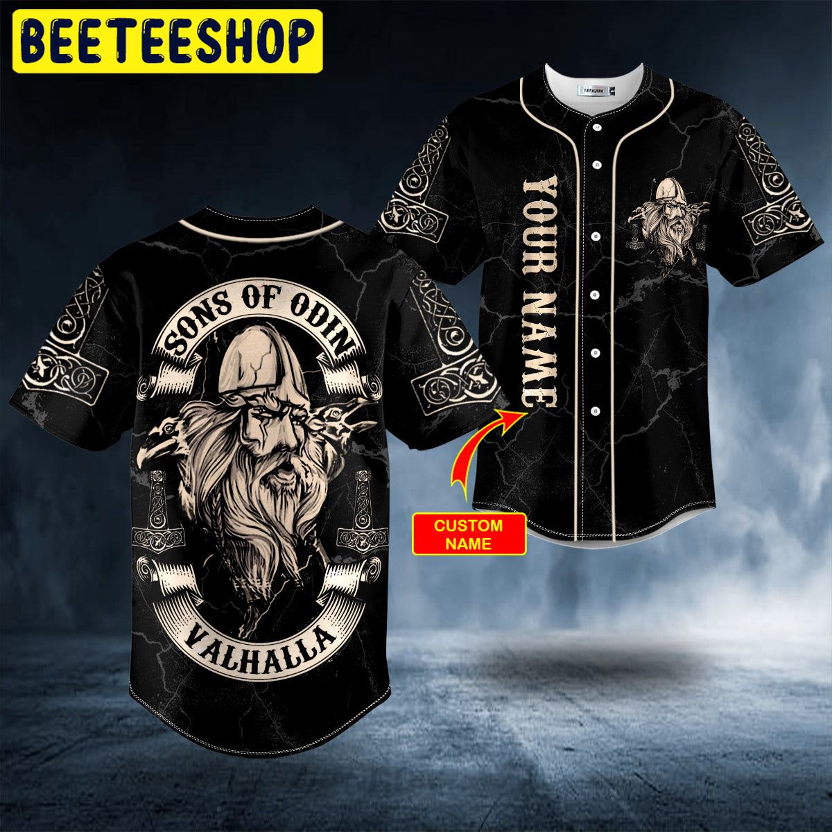 Son Of Odin Valhalla Viking Custom Trending Baseball Jersey