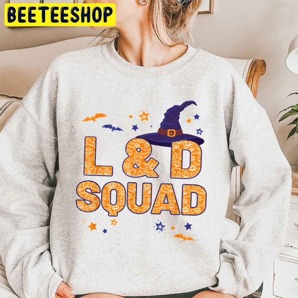 Squad Witch Hat Labor Delivery Nurse Crew Halloween Trending Unisex Sweatshirt