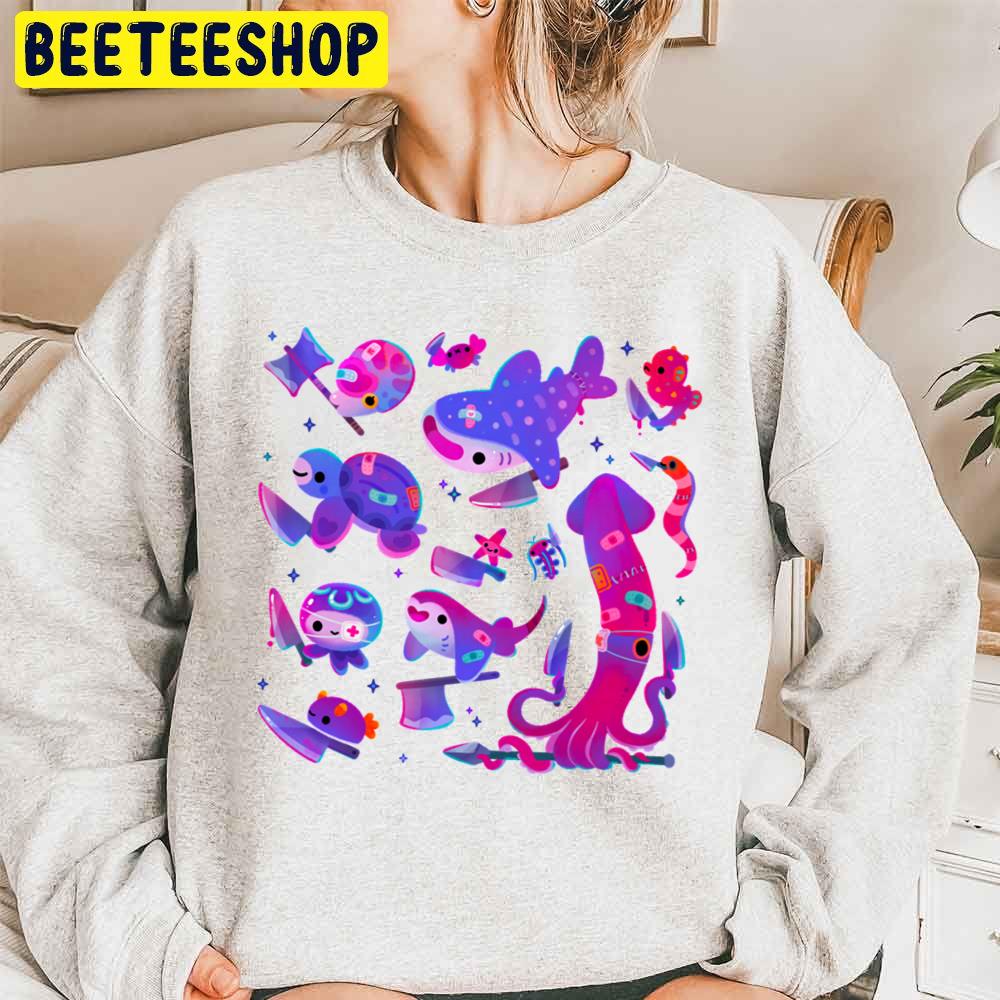 Stabby Marine Life Trending Unisex Sweatshirt