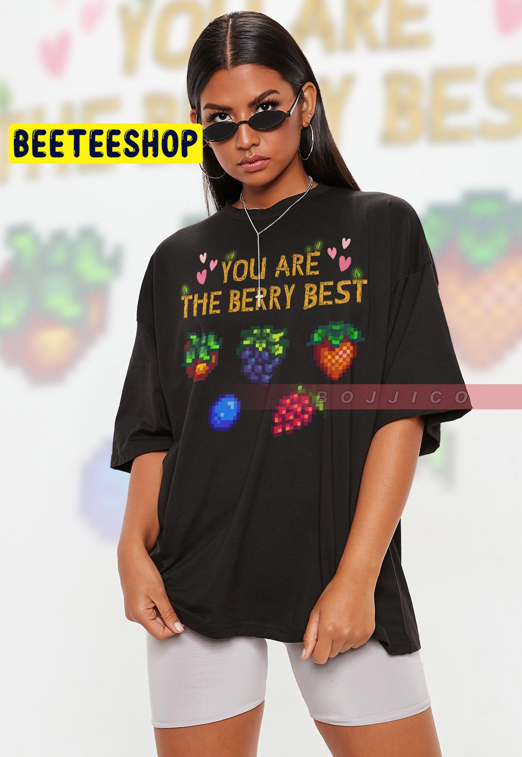 Stardw Valley You Are The Berry Best Pun Joke Retro Vintage Trending Unisex T-Shirt