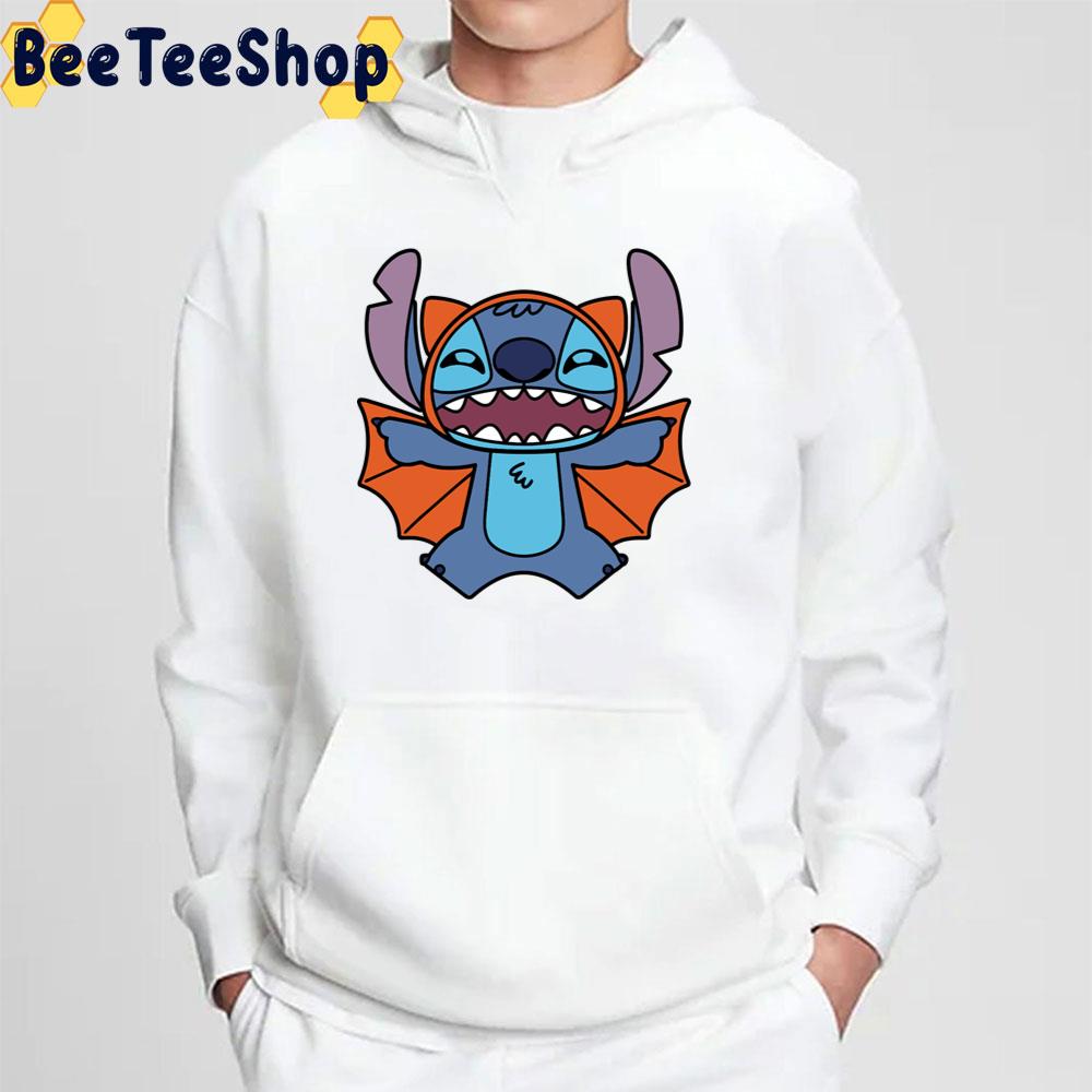 Stitch Bat Halloween Hoodie Trending Unisex Sweatshirt