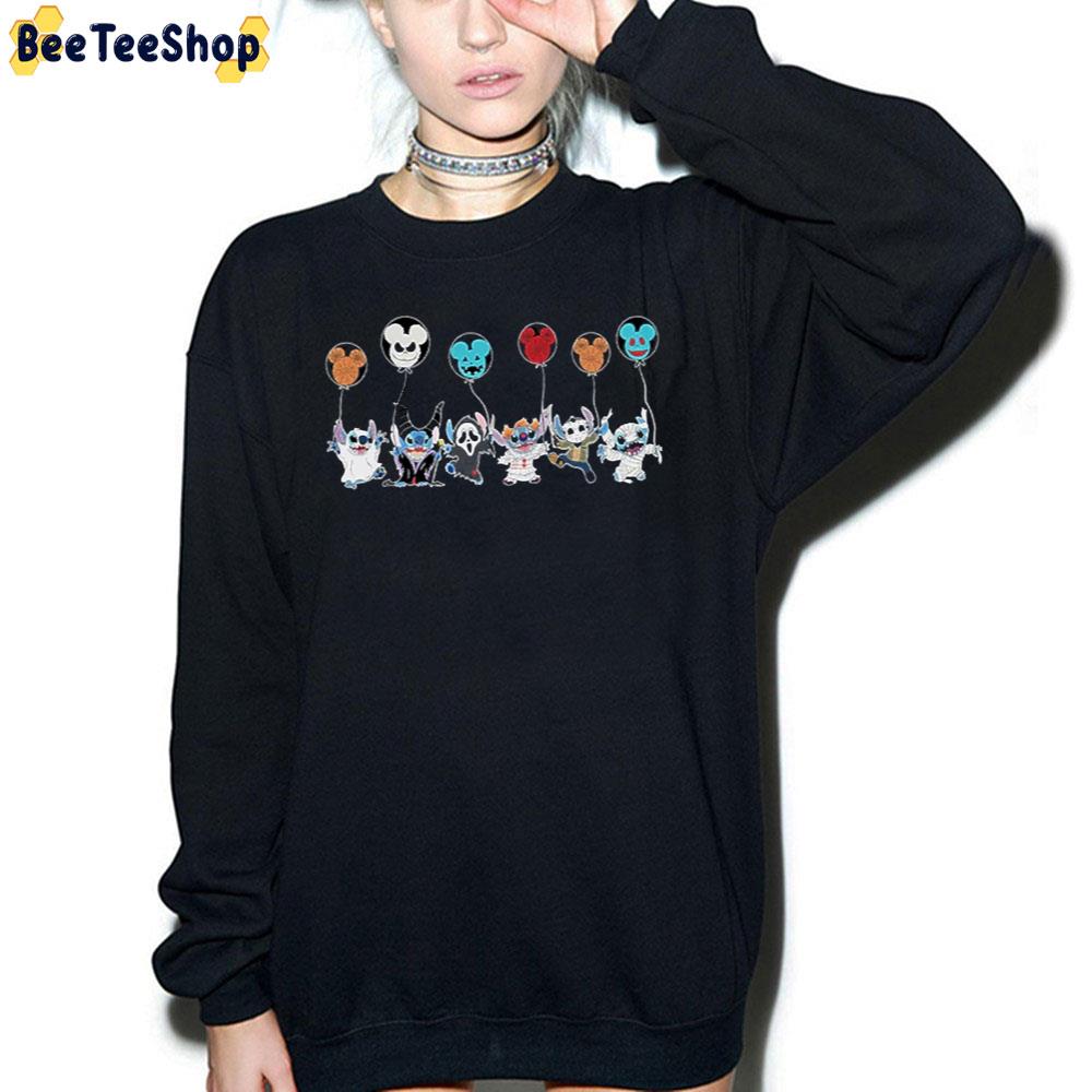 Stitch Cosplay Horror Killer Halloween Trending Unisex Sweatshirt