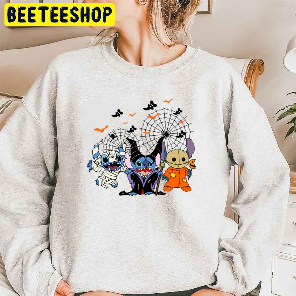 Stitch Cosplay Zombie Witch Halloween Trending Unisex Sweatshirt