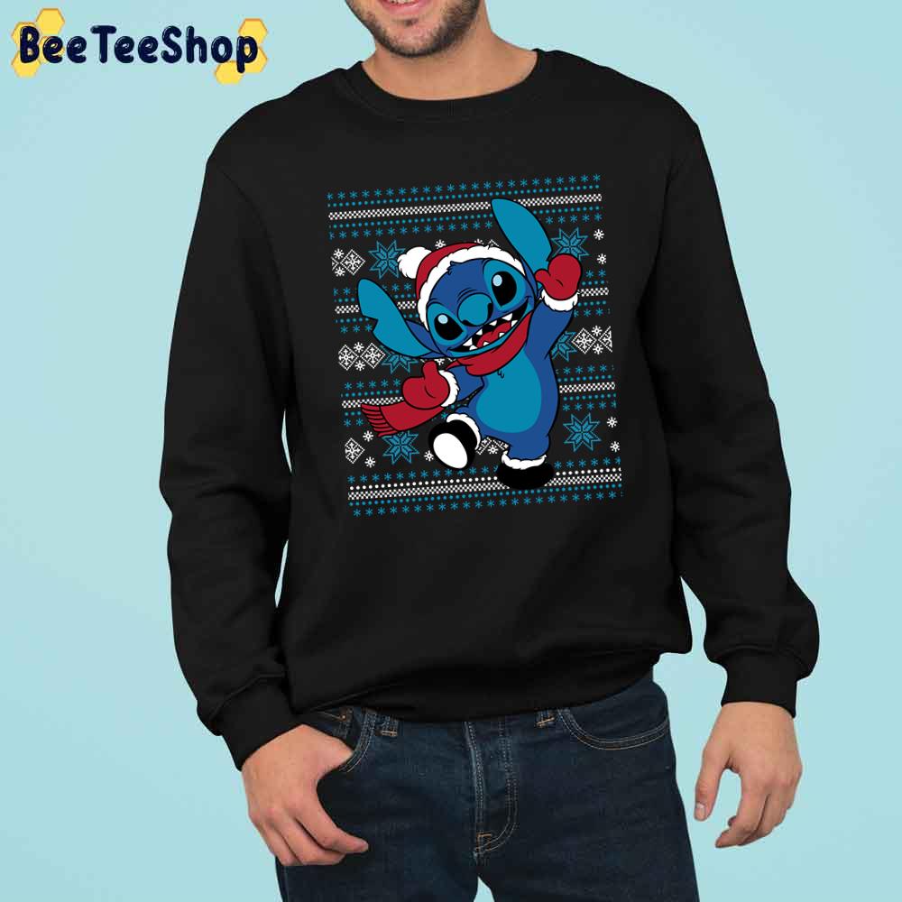 Stitch Happy Holiday Halloween, Thanksgiving Christmas Day Trending Unisex Sweatshirt