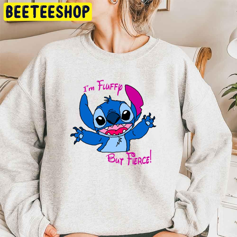 Stitch I’m Fluffy But Fierce Trending Unisex Sweatshirt