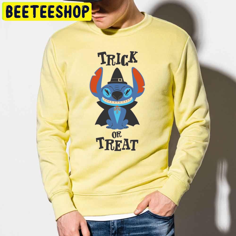 Stitch Witch Trick Or Treat Halloween Trending Unisex Sweatshirt