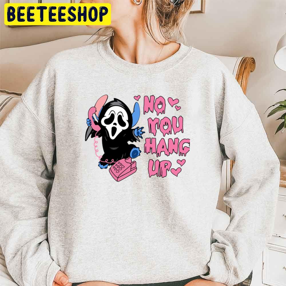 Stitch With Telephone No You Hang Up Halloween Trending Unisex Sweatshirt