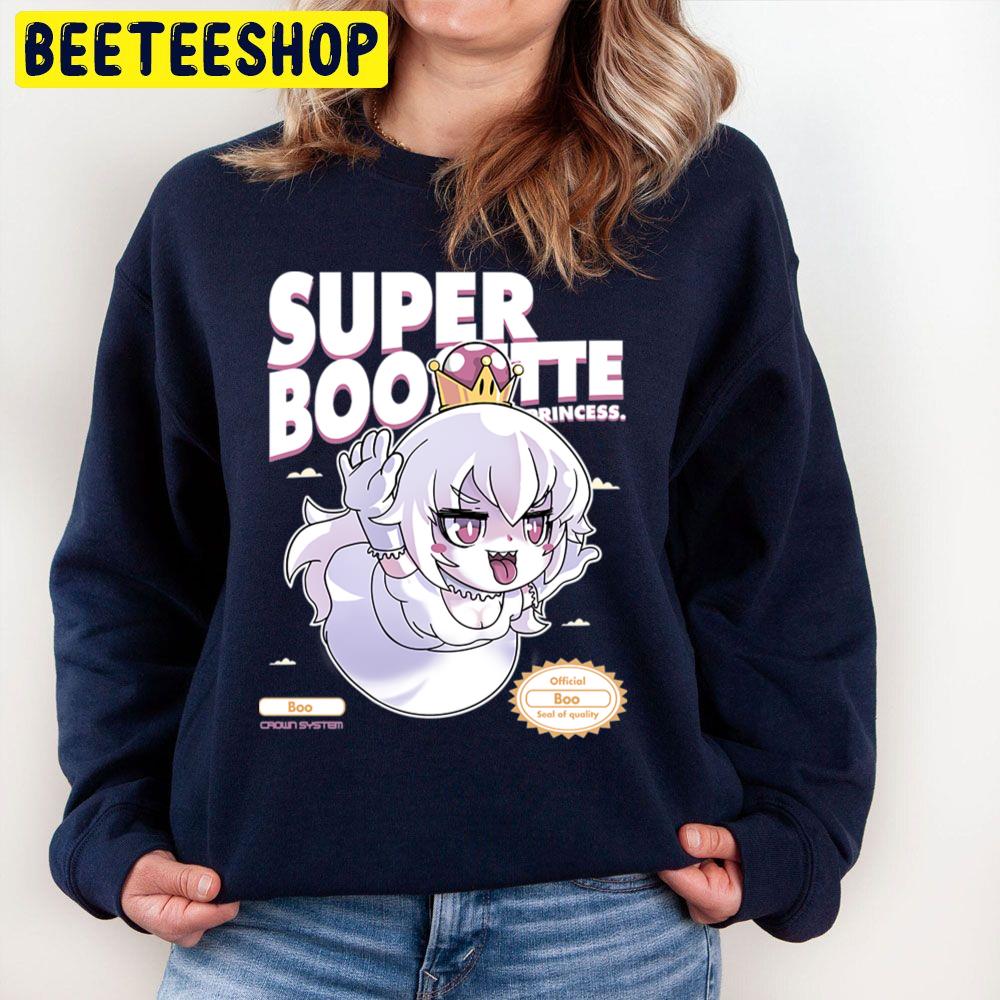 Super Boo Princesss Funny Meme Video Game Trending Unisex Sweatshirt