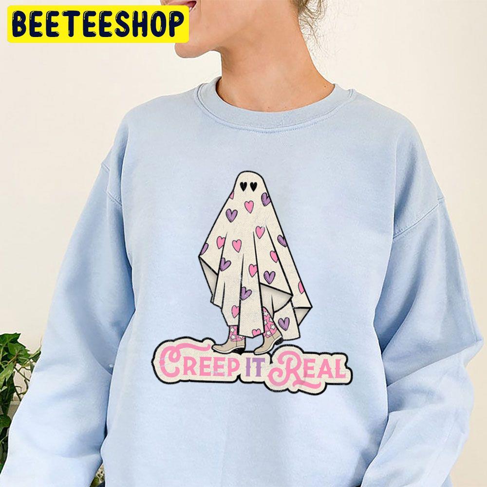 Sweet Retro Halloween Creep It Real Halloween Trending Unisex Sweatshirt