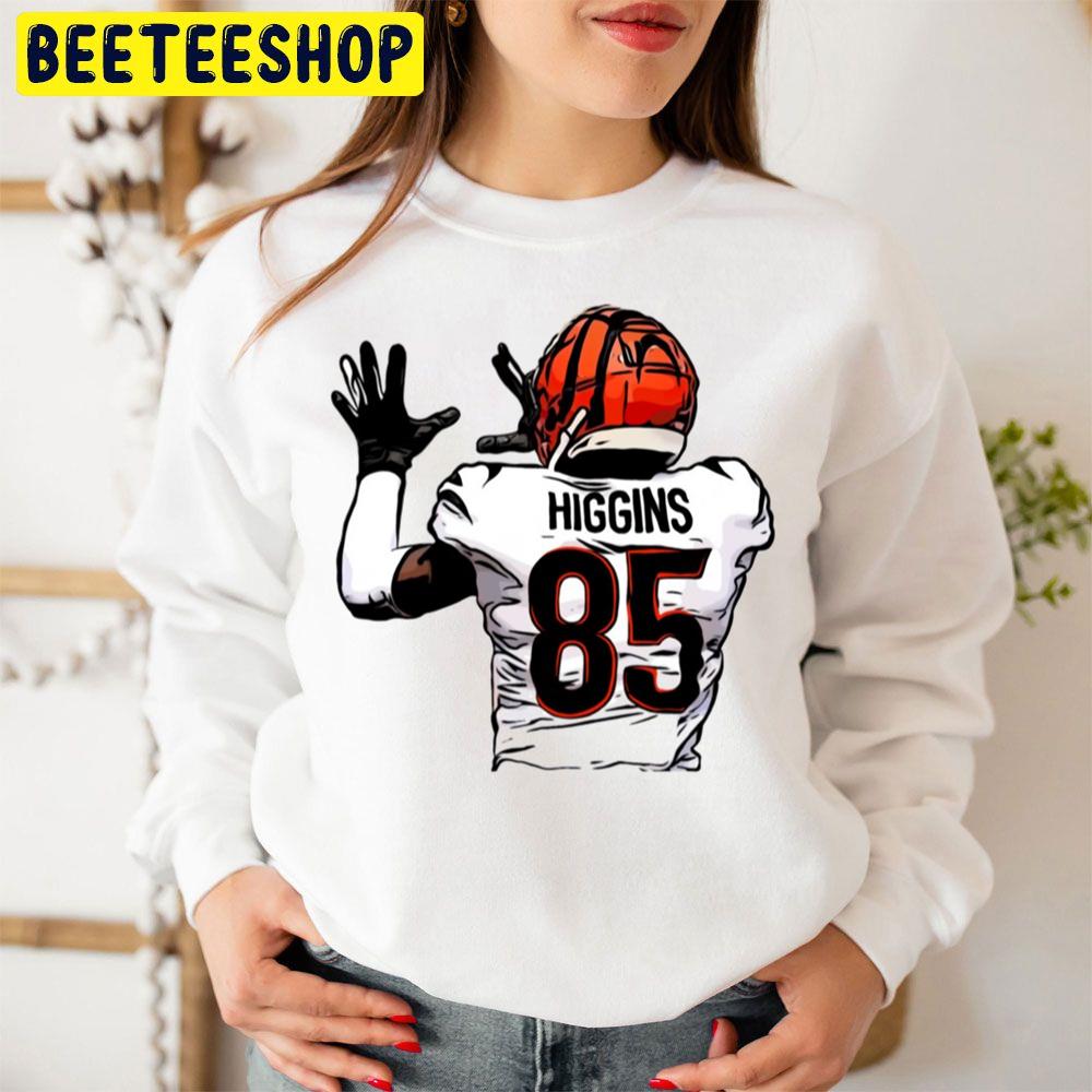 Tee Higgins Number 85 Jersey Cincinnati Bengals In Crewneck Sweatshirt -  TeeHex