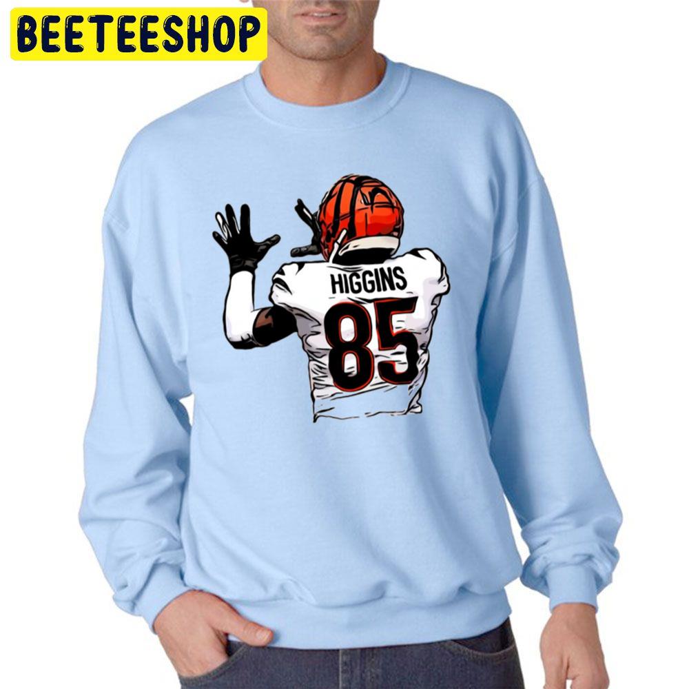 Tee Higgins Number 85 Jersey Cincinnati Bengals In Crewneck Sweatshirt -  TeeHex