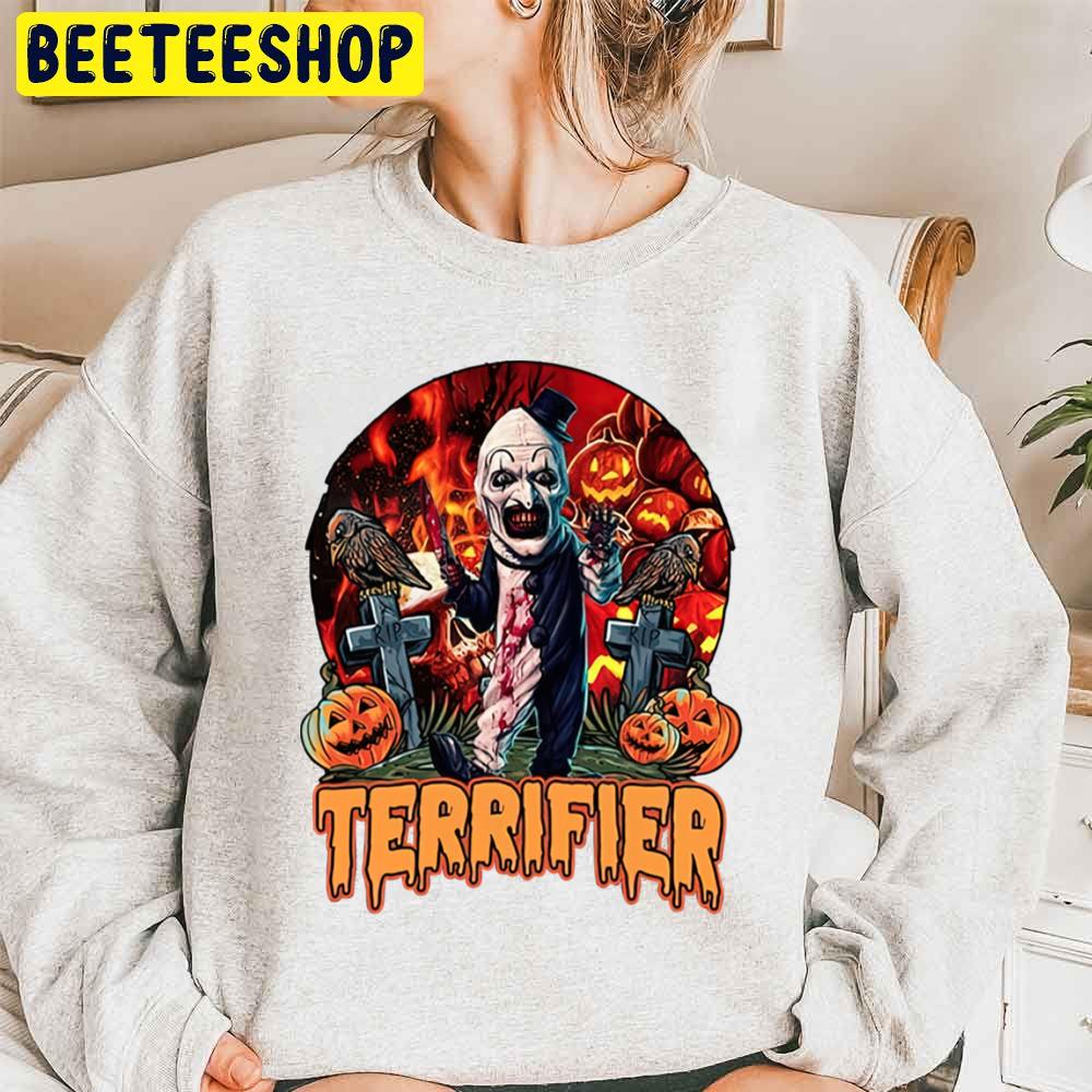 Terrifier Horror Movie Characters Halloween Trending Unisex Sweatshirt