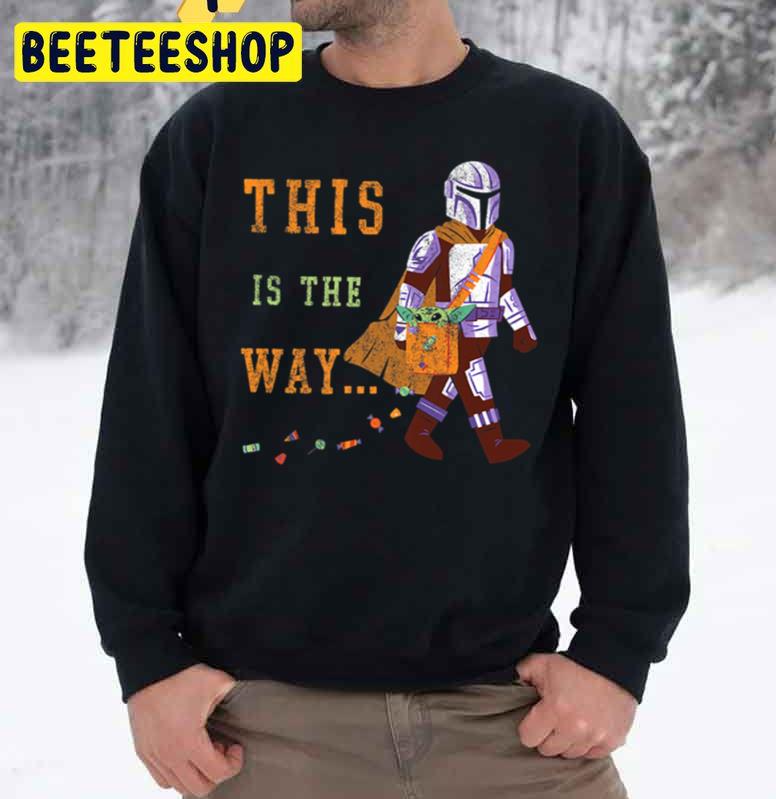 The Mandal Halloween This Is The Way Candy Unisex Sweatshirt