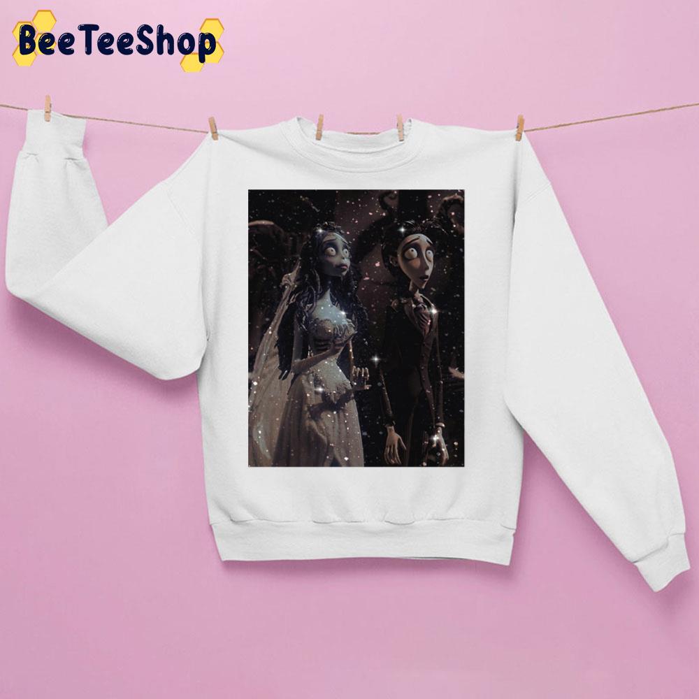 Tim Burton Corpse Bride 2005 Victor Van Dort & Emily Unisex Sweatshirt