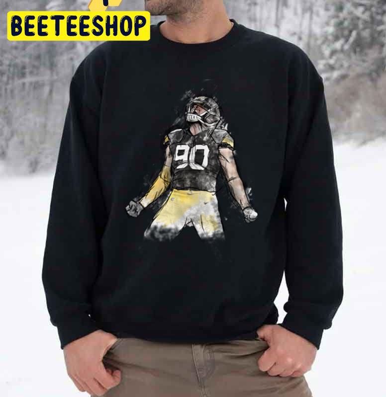 Tj Watt Sketch Art Football Player Trending Unisex Sweatshirt