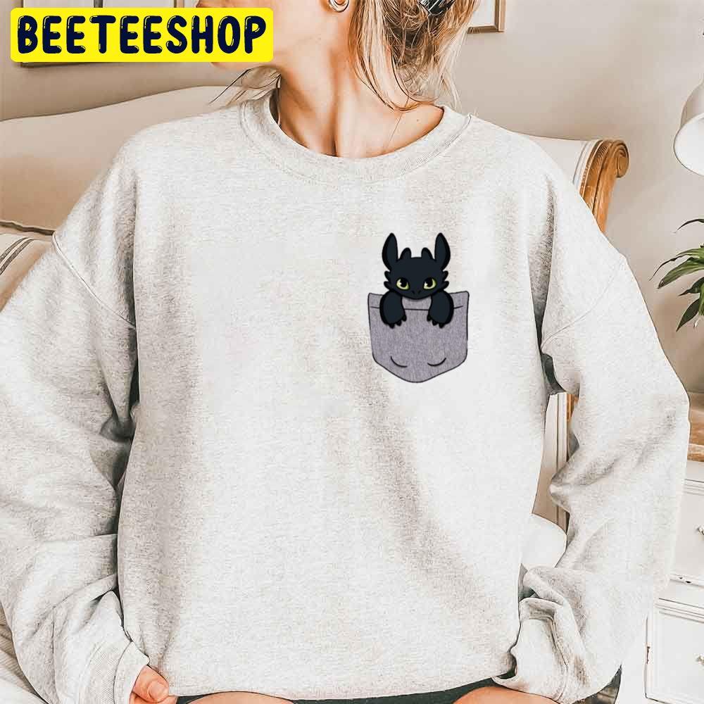 Toothless In Pocket How To Train Your Dragon Trending Unisex Sweatshirt