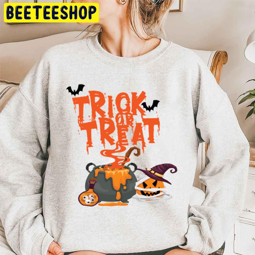 Trick Or Teach Sacry Pumpkin Halloween Unisex Sweatshirt