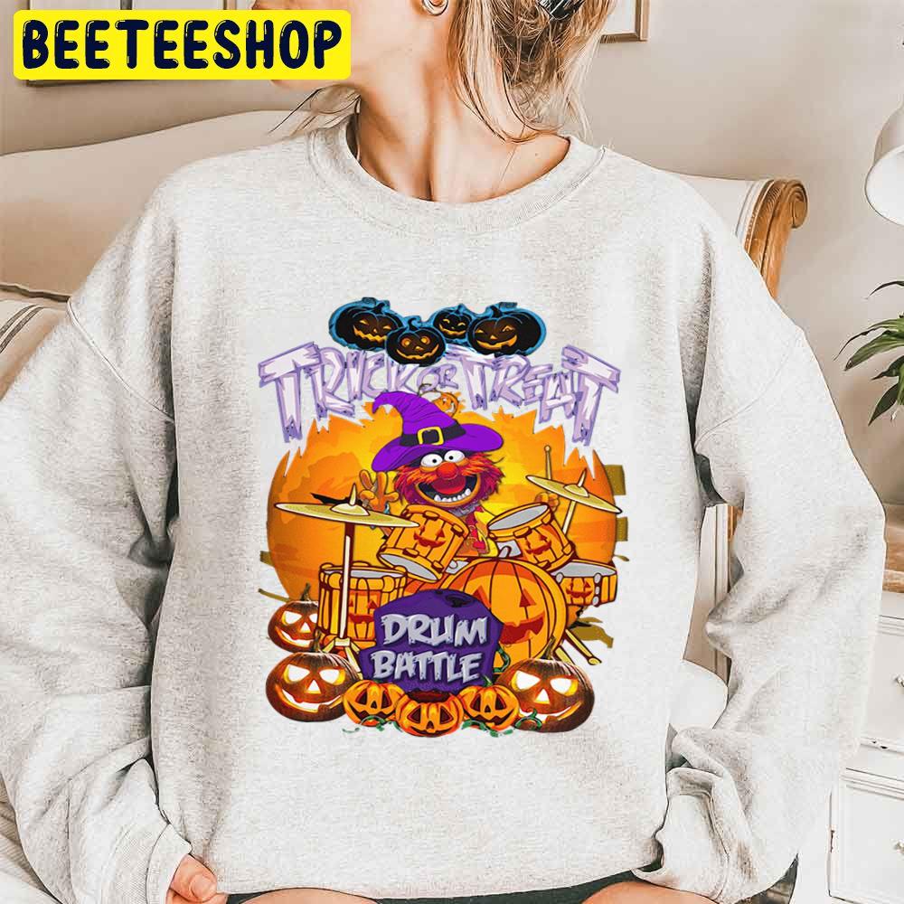 Trick Or Treat Drum Battle Halloween Trending Unisex Sweatshirt