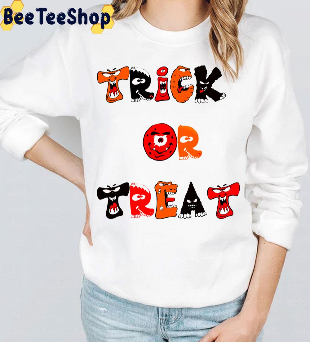 Trick Ot Treat Cute Halloween Trending Unisex Sweatshirt