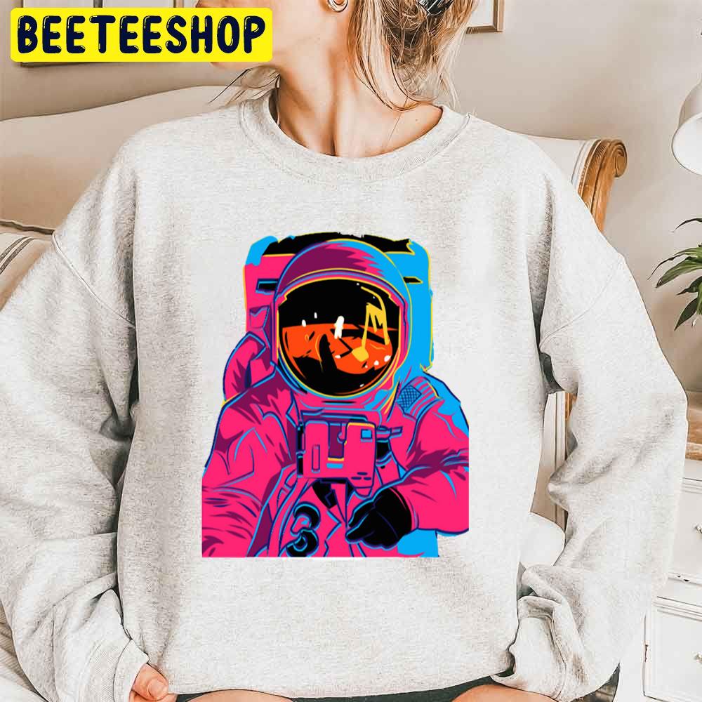 Trippy Rainbow Astronaut Trending Unisex Sweatshirt