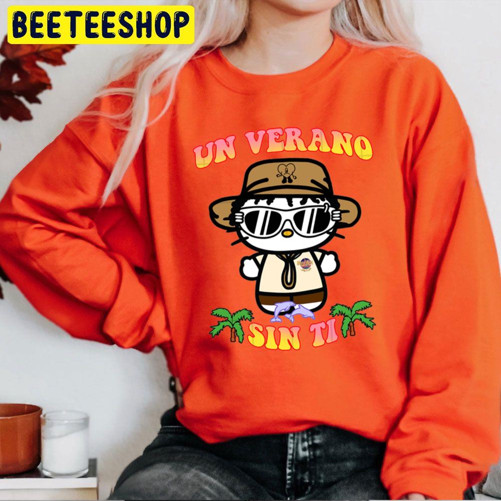 Un Verano Sin Ti Hello Kitty Bad Bunny Funny Trending Unisex Sweatshirt -  Beeteeshop