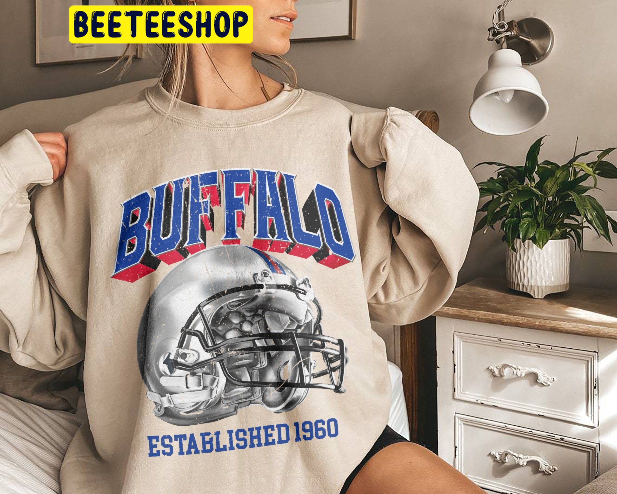 Vintage 90s Buffalo Bills Football Trending Unisex Sweatshirt