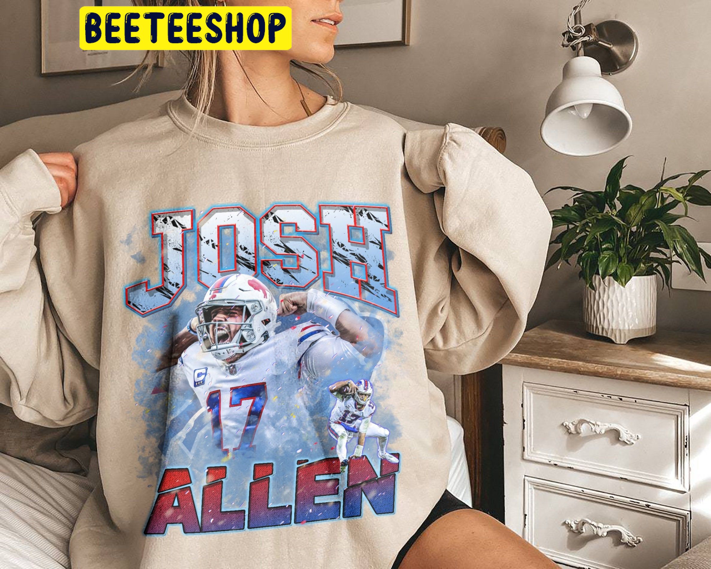 Vintage 90s Josh Allen Buffalo Bills Sunday Football Trending Unisex T-Shirt