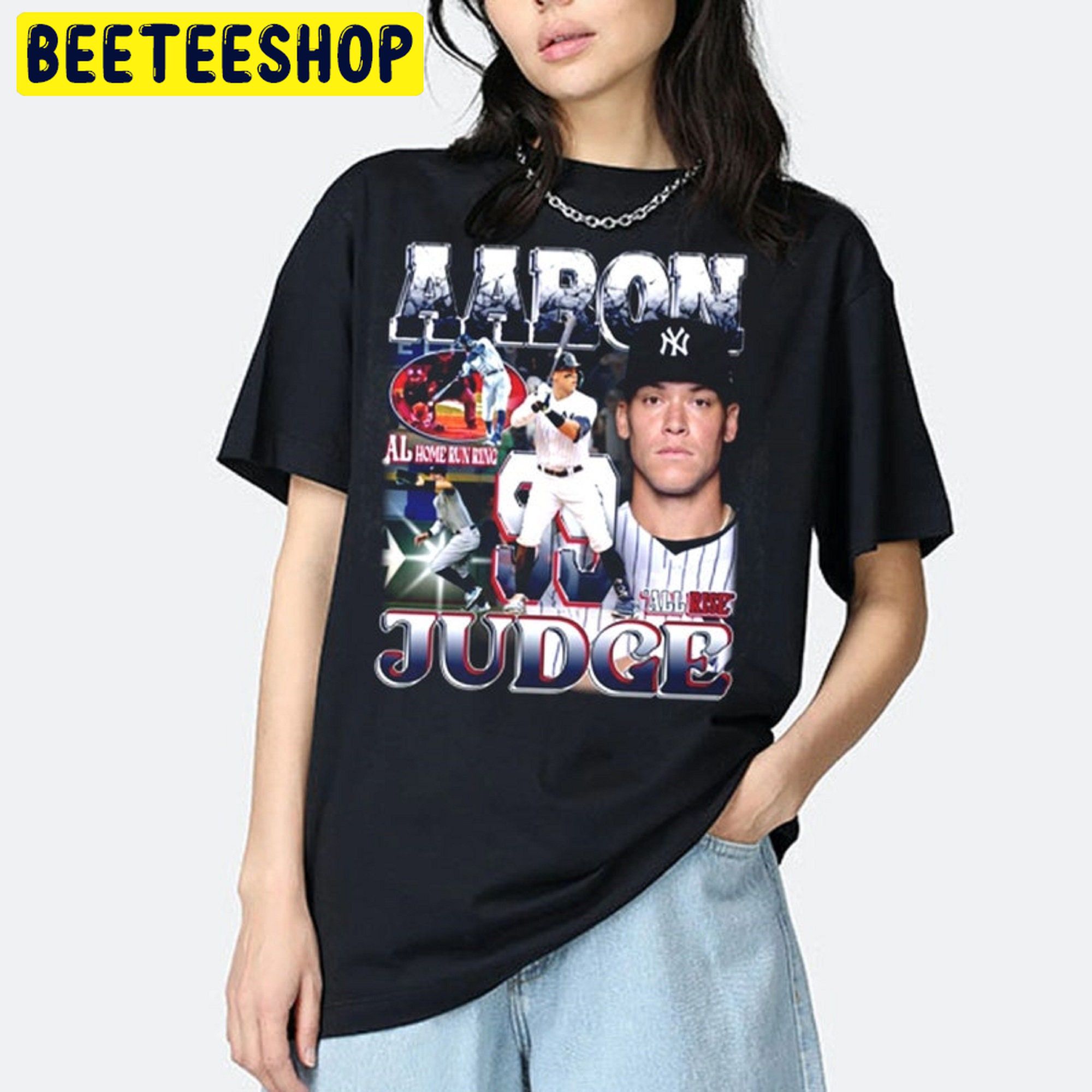 Vintage Aaron Judge All Rise Home Run 62 Baseball Trending Unisex T-Shirt